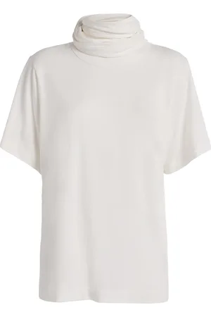 BITE Lyocell-Cashmere Ludo Wrap T-Shirt