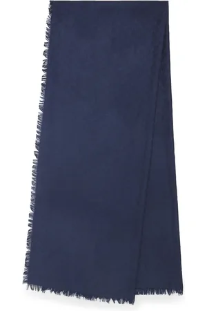 Max Mara Wool-Silk Monogram Stole