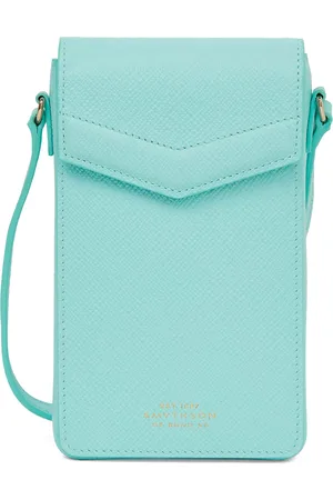 SMYTHSON Panama Leather Envelope Phone Case