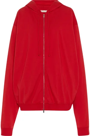 The Row Rosy Cotton Zip-Up Hoodie