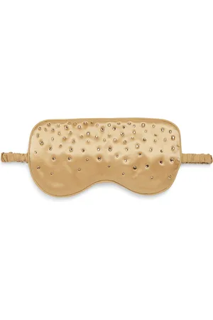 Olivia von Halle Silk Embellished Audrey Eye Mask