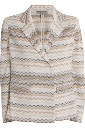 D.EXTERIOR D. Exterior Knitted Double-Breasted Blazer