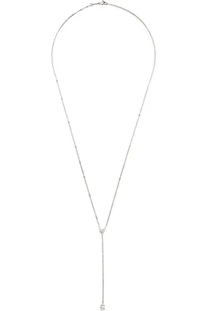 Anita Gold and Diamond Heart Lariat Necklace