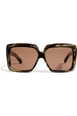 Joseph Tortoiseshell Square Sunglasses