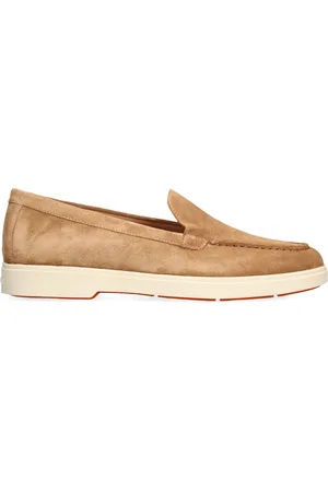 santoni Suede Loafers