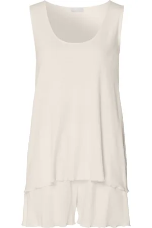 Hanro Cotton-Linen Serena Pyjama Set