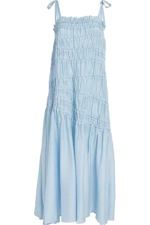 Tory Burch Smocked Maxi Dress