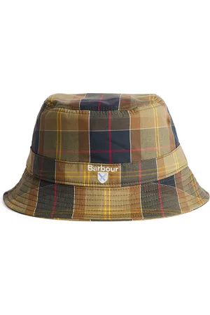 Barbour Cotton Tartan Logo Bucket Hat