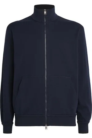 BRIONI Cotton-Blend Zip-Up Sweater