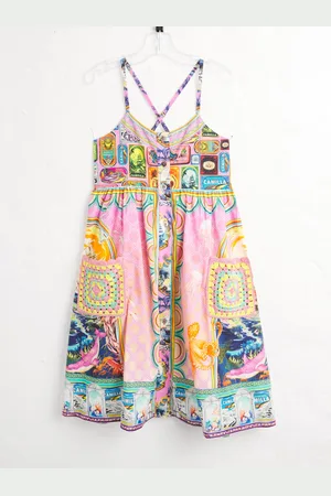 Camilla Crochet-Pocket Salty Splendour Dress