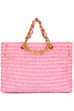 Balmain Tweed-Effect 1945 Soft Tote Bag