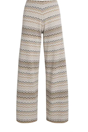 D.EXTERIOR D. Exterior Knitted Wide-Leg Trousers