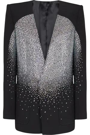 Balmain Rhinestone-Embellished Blazer
