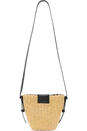 AllSaints Straw Ebro Cross-Body Bag