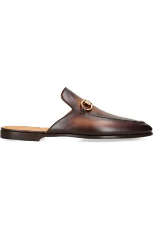 Magnanni Leather Horsebit Mules