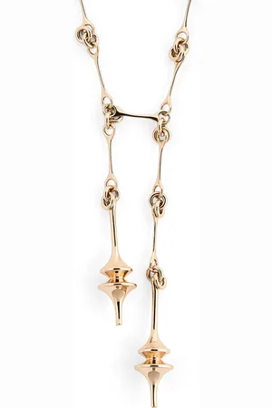 Max Mara Double Pendant Necklace