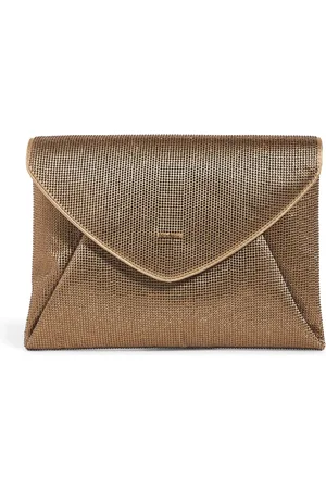 Max Mara Embellished Envelope Clutch Bag