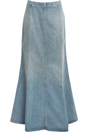 haikure Denim Maxi Skirt