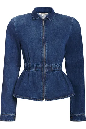 Nensi Dojaka Peplum Denim Jacket