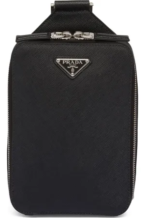 Prada Saffiano Leather Brique Cross-Body Bag