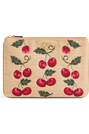 VALENTINO GARAVANI Medium Leather VLogo Signature Pouch