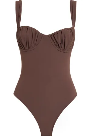FAITHFULL THE BRAND Ruched Frida Swimsuit