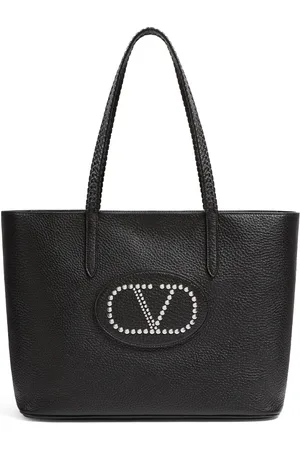 VALENTINO GARAVANI Leather Avec Toi East-West Tote Bag