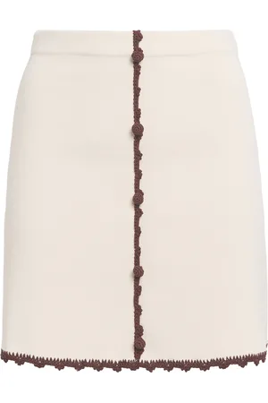 Claudie Pierlot Crochet-Trim Mini Skirt