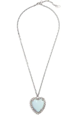 VALENTINO GARAVANI Metal, Resin and Swarovski Crystal Coeur Hyperbole Necklace