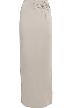 GOOD AMERICAN Stretch-Jersey Cut-Out Maxi Skirt