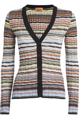 Missoni Rib-Knit Stripe Cardigan