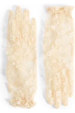 VALENTINO GARAVANI Lace VLogo Signature Gloves