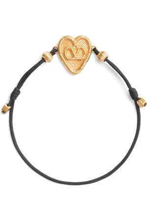 VALENTINO GARAVANI Waxed Cotton Fil Perdu Bracelet