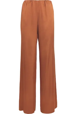 GOOD AMERICAN Satin Wide-Leg Trousers