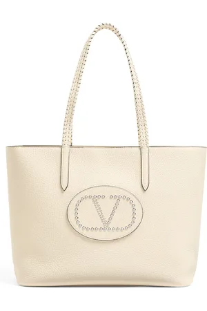 VALENTINO GARAVANI Leather Avec Toi East-West Tote Bag
