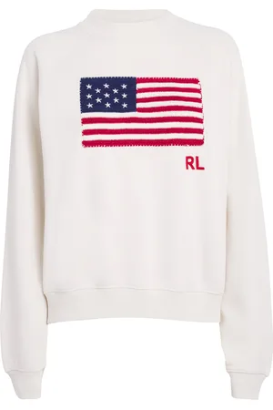 Ralph Lauren Cotton American Flag Sweatshirt