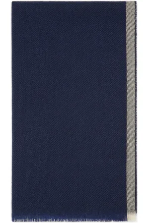Brunello Cucinelli Wool-Cashmere Stripe Scarf