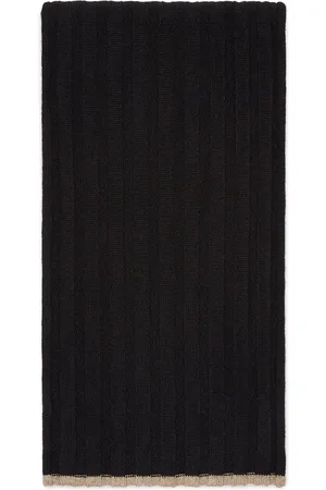 Brunello Cucinelli Cashmere Rib-Knit Scarf