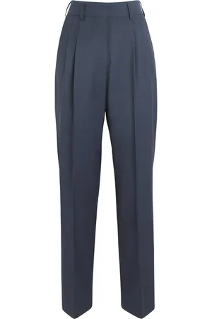 Blazé Milano Virgin Wool-Mohair Fox Tailored Trousers