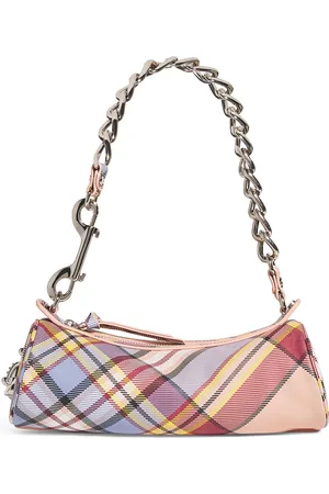 Vivienne Westwood Tartan Cindy Cylinder Shoulder Bag