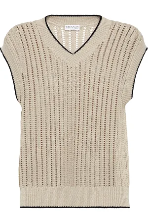 Brunello Cucinelli Cotton Knitted Vest