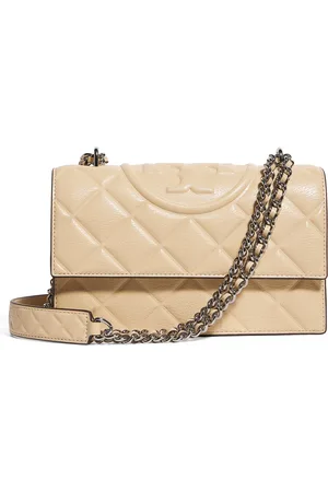 Tory Burch Small Leather Fleming Shoulder Bag