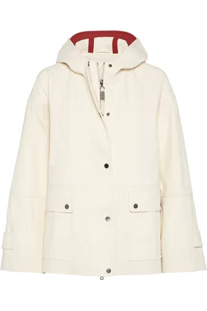 Brunello Cucinelli Cotton Canvas Hooded Jacket