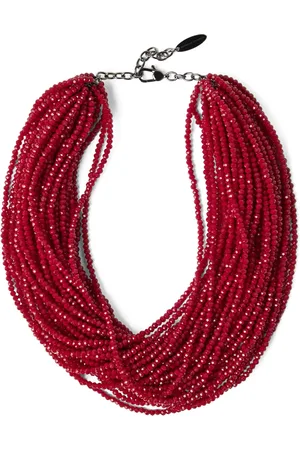 Brunello Cucinelli Glass Beaded Necklace