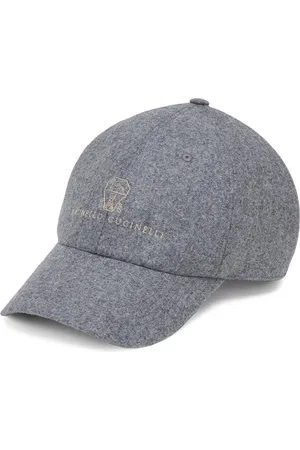 Brunello Cucinelli Virgin Wool Embroidered Baseball Cap