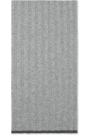 Brunello Cucinelli Cashmere Rib-Knit Scarf