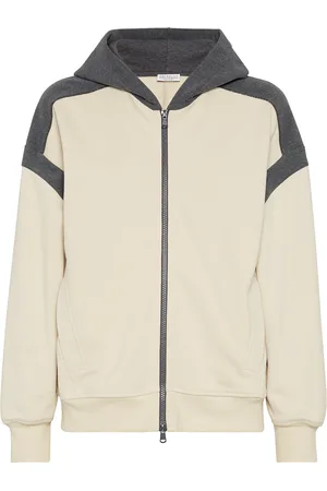 Brunello Cucinelli Cotton Two-Tone Sweatshirt