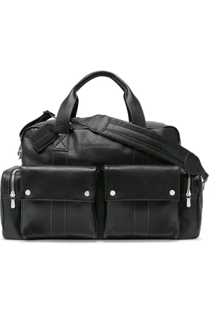 Brunello Cucinelli Leather Leisure Holdall