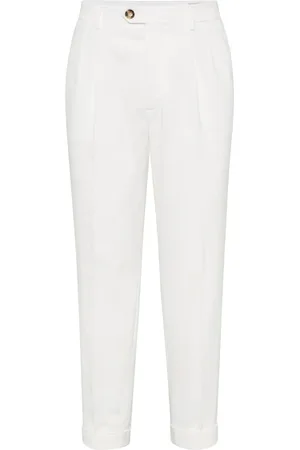 Brunello Cucinelli Narrow-Wale Corduroy Slim Trousers