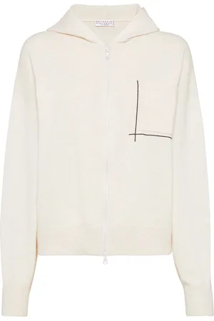 Brunello Cucinelli Virgin Wool, Cashmere and Silk Hoodie
